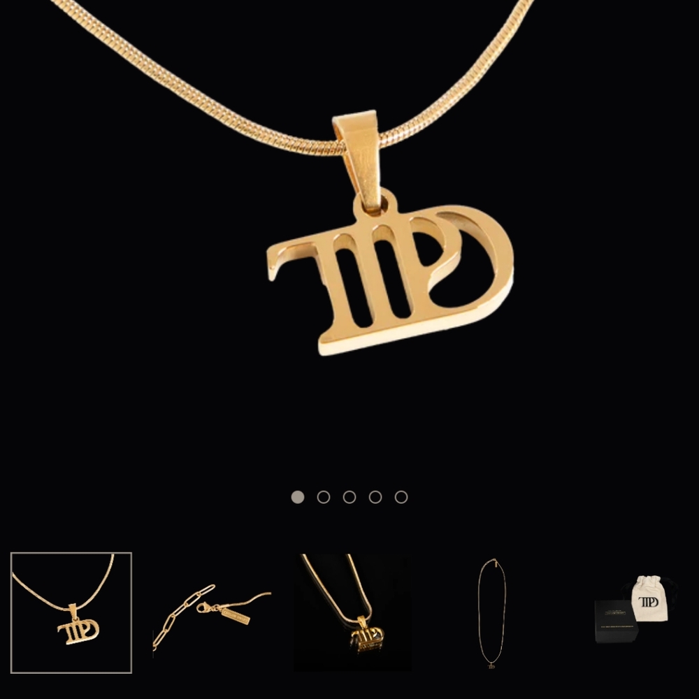 TTPD Taylor Swift necklace